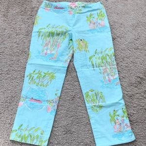 Lilly Pulitzer Cotton Pants Size 4